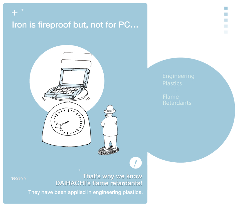 That’s why we know DAIHACHI’s flame retardants!
